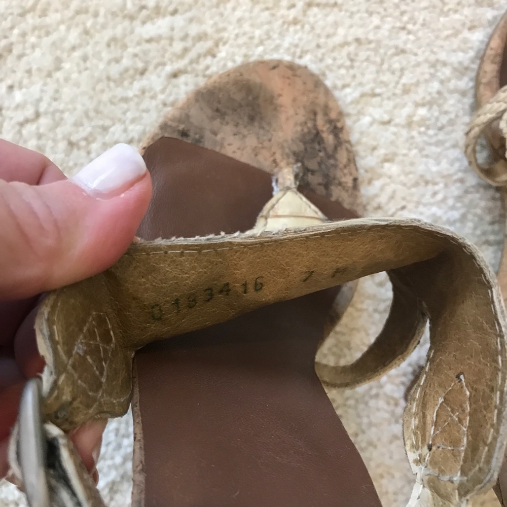 Delman Cork Wedge - Picture 3 of 7